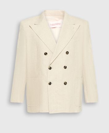 Linen suit jacket