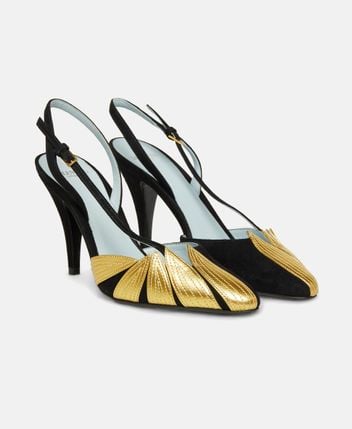 Slingback pumps