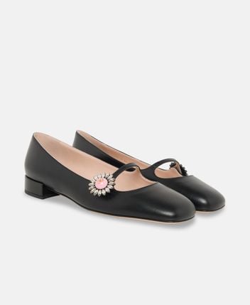 Ballerina flat with straps