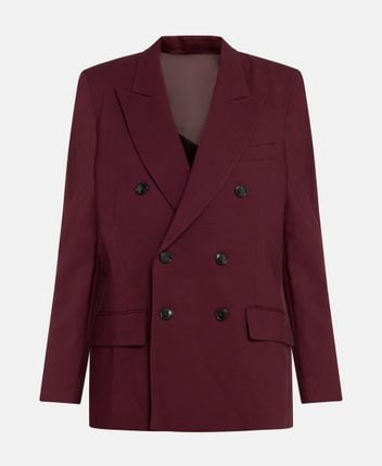 Wool-blend blazer