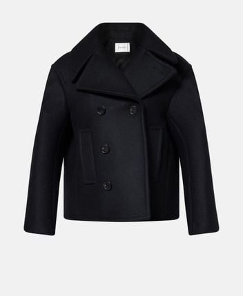 Wool short coat