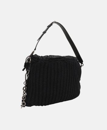 Leather shoulder bag