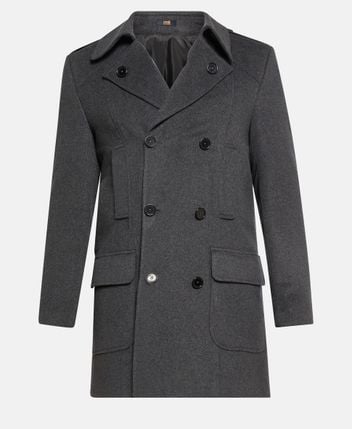 Wool-blend coat