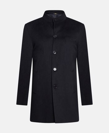 Wool-blend coat