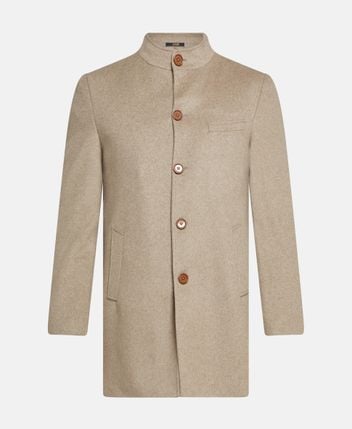 Wool-blend coat