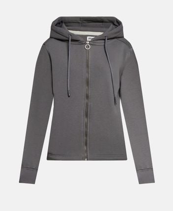 Hooded sweat jacket