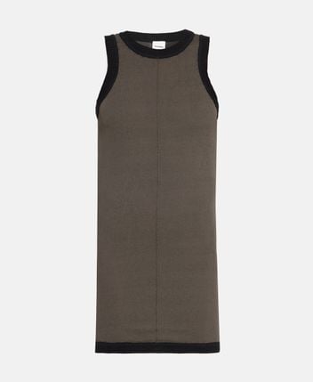 Wool-blend dress