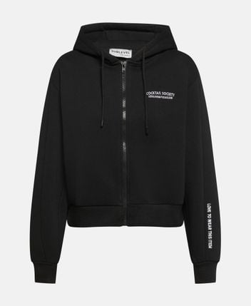 Hooded sweat jacket