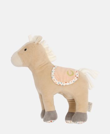 Soft toy with music box to hang up
