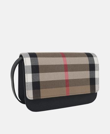 Leather cross body bag