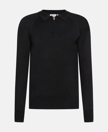 Knitted polo shirt