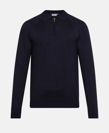 Knitted polo shirt
