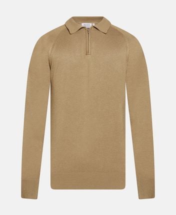 Knitted polo shirt