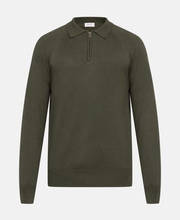 Knitted polo shirt