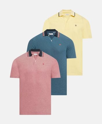 Polo shirts, pack of 3