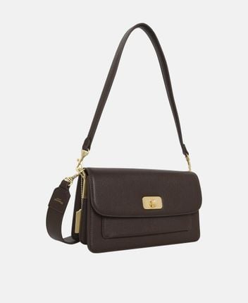 Leather shoulder bag