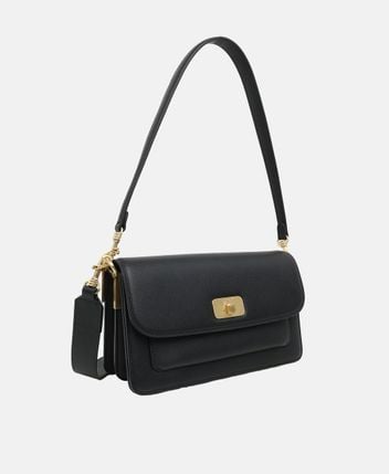 Leather shoulder bag