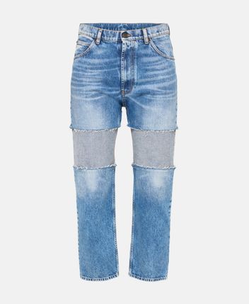 Straight-leg jeans