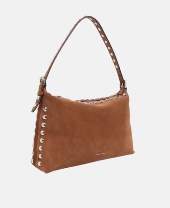 Leather shoulder bag