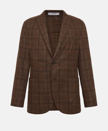 Wool-blend suit jacket