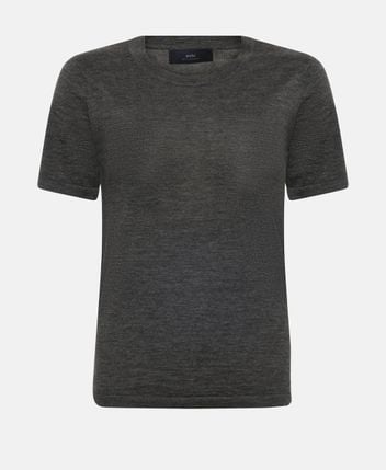 Cashmere short-sleeved pullover Emberlynn