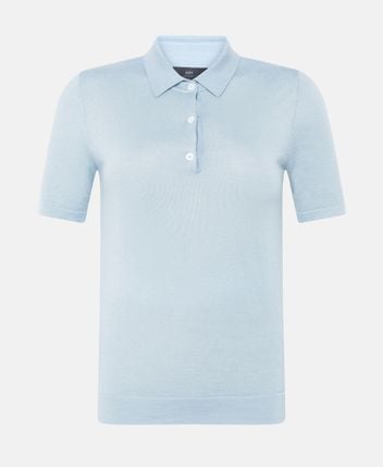 Cashmere polo shirt