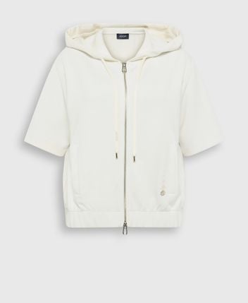 Hooded sweat jacket