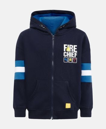 Hooded sweat jacket Firetruck