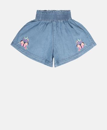 Denim shorts