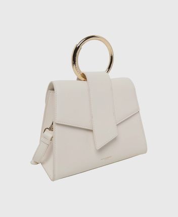 Leather handbag Gaia