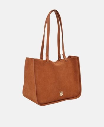 Leather tote bag Leora