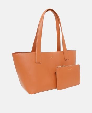 Leather shopper