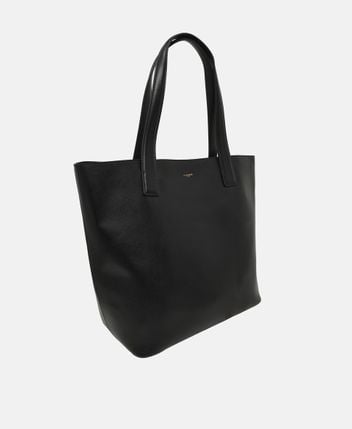 Leather tote bag