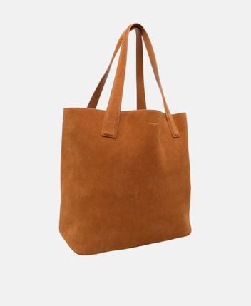 Leather tote bag