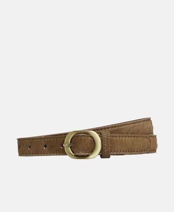 Leather belt