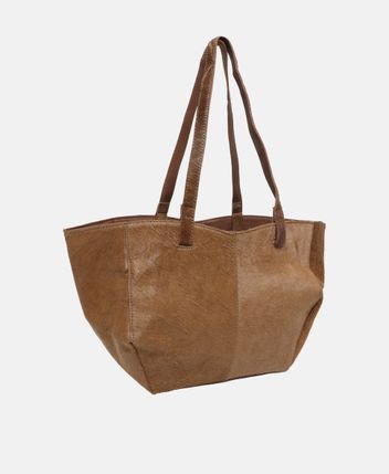 Leather shopper