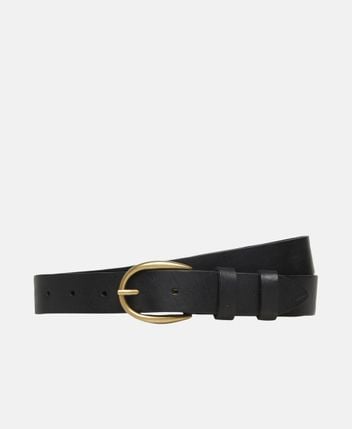 Leather belt