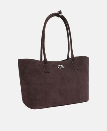 Leather tote bag