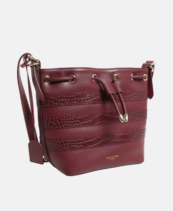 Leather bucketbag