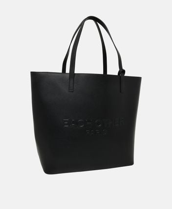 Leather shopper
