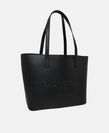Leather shopper