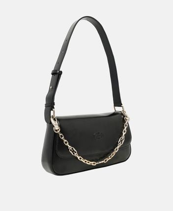 Leather shoulder bag