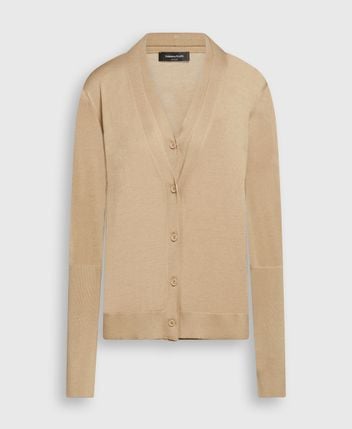 Silk-blend cardigan