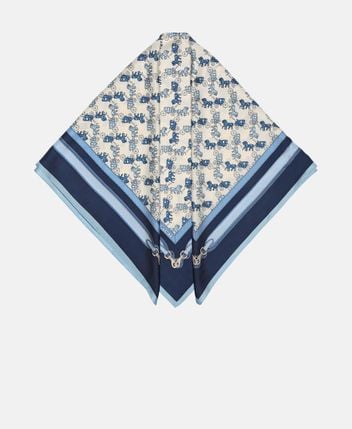 Silk square scarf