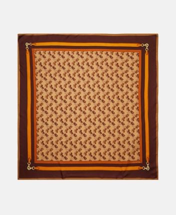 Silk square scarf