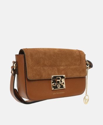 Leather cross body bag