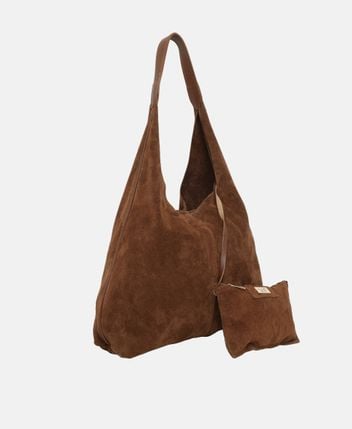 Leather shoulder bag Darizita