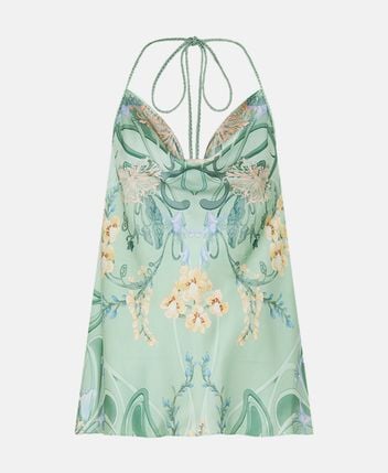 Silk top Bias Halter
