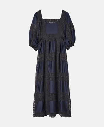 Silk-blend dress