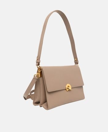 Leather shoulder bag
